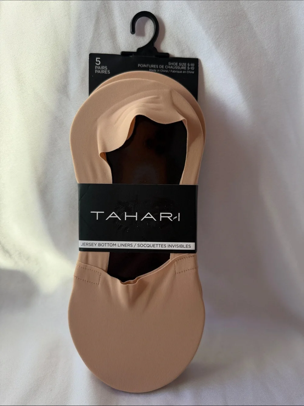 Tahari Nude Low-Cut No-Show Liner Socks - Beige Tone (5 Pack)